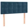 Tête de lit à LED Bleu foncé 80x5x78/88 cm Velours
