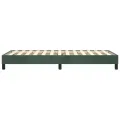 cadre de lit Vert foncé 100x200 cm Velours