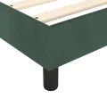 cadre de lit Vert foncé 100x200 cm Velours