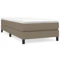 cadre de lit Taupe 80x200 cm Tissu