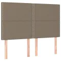 Têtes de lit 4 pcs Taupe 72x5x78/88 cm Tissu