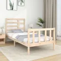 Cadre de lit bois massif 90x190 cm simple
