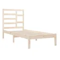 Cadre de lit Bois massif 90x200 cm