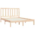 Cadre de lit Bois de pin massif 120x200 cm
