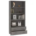 Buffet HAMAR Bois massif de pin Gris clair
