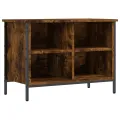Armoire à chaussures chêne fumé 69x35x50 cm bois d'ingénierie