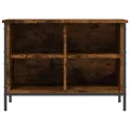 Armoire à chaussures chêne fumé 69x35x50 cm bois d'ingénierie