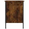 Armoire à chaussures chêne fumé 69x35x50 cm bois d'ingénierie