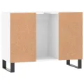 Armoire de salle de bain blanc 80x33x60 cm bois d'ingénierie