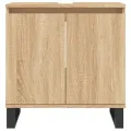 Armoire de bain chêne sonoma 58x33x60 cm bois d'ingénierie