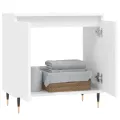 Armoire de salle de bain blanc 58x33x60 cm bois d'ingénierie