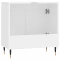 Armoire de salle de bain blanc 58x33x60 cm bois d'ingénierie