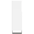 Armoire de salle de bain blanc 30x30x100 cm bois d'ingénierie