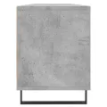 Meuble TV gris béton 150x30x44,5 cm bois d'ingénierie
