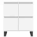 Buffet Blanc 60x35x70 cm Bois d'ingénierie