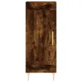 Buffet Chêne fumé 34,5x34x90 cm Bois d'ingénierie