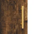 Buffet Chêne fumé 34,5x34x90 cm Bois d'ingénierie