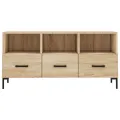 Meuble TV chêne sonoma 102x36x50 cm bois d'ingénierie