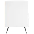 Tables de chevet 2 pcs blanc 40x35x47,5 cm bois d’ingénierie