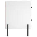 Tables de chevet 2 pcs blanc 40x35x47,5 cm bois d’ingénierie