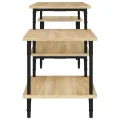 Meuble TV chêne sonoma 117x35x52 cm bois d'ingénierie
