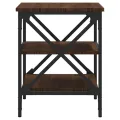 Tables d'appoint 2 pcs Chêne marron 40x42x50 cm Bois ingénierie