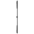 Tête de lit murale Noir 185x3x110 cm Bois massif de pin