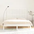 Tête de lit murale Blanc 166x3x110 cm Bois massif de pin