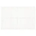 Tête de lit murale Blanc 166x3x110 cm Bois massif de pin