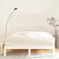 Tête de lit murale Blanc 146,5x3x110 cm Bois massif de pin