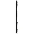 Tête de lit murale Noir 82,5x3x60 cm Bois massif de pin