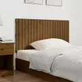 Tête de lit murale Marron miel 127,5x3x60 cm Bois massif de pin