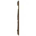 Tête de lit murale Marron miel 127,5x3x60 cm Bois massif de pin