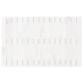 Tête de lit murale Blanc 95,5x3x60 cm Bois massif de pin