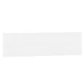 Tête de lit murale Blanc 204x3x60 cm Bois massif de pin