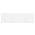 Tête de lit murale Blanc 204x3x60 cm Bois massif de pin