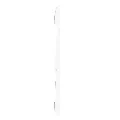 Tête de lit murale Blanc 204x3x60 cm Bois massif de pin