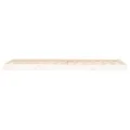Cadre de lit blanc 75x190 cm petit simple bois massif de pin