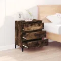 Buffet Chêne fumé 60x35x70 cm Bois d'ingénierie