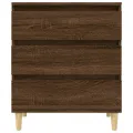 Buffet Chêne marron 60x35x70 cm Bois d'ingénierie