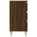 Buffet Chêne marron 60x35x70 cm Bois d'ingénierie