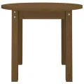 Table basse Marron miel Ø 55x45 cm Bois massif de pin