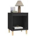 Tables de chevet 2 pcs Noir 40x35x50 cm
