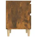 Tables de chevet 2 pcs Chêne fumé 40x35x50 cm