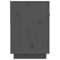 Meuble TV Gris 90x40x60 cm Bois de pin massif