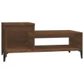 Table basse Chêne marron 100x50x45 cm Bois d'ingénierie