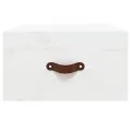 Table de chevet murale Blanc 40x29,5x22 cm