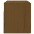 Tables de chevet murales 2 pcs Marron miel 50x36x40 cm