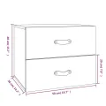 Table de chevet murale 50x36x40 cm
