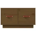 Table basse Marron miel 60x53x35 cm Bois massif de pin